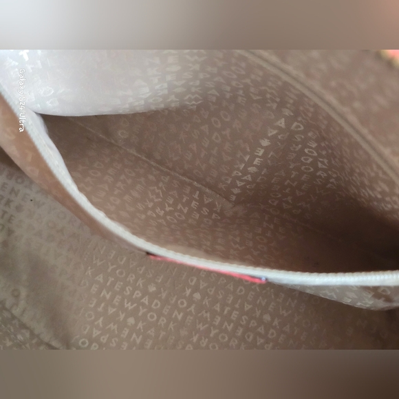 Kate Spade Wakefield Lane Carli satchel in a bright coral GUC - Picture 15 of 17